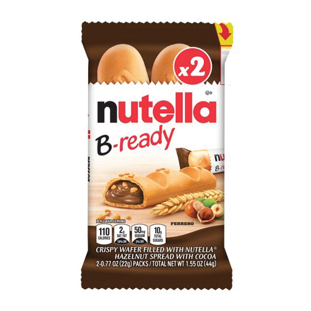 Nutella - B-Ready Filled Wafer 2ct (1.55oz)