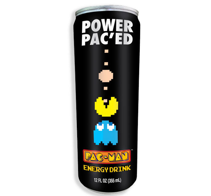 Pac-Man - Power Pac Ed Energy Drink Can (12oz)