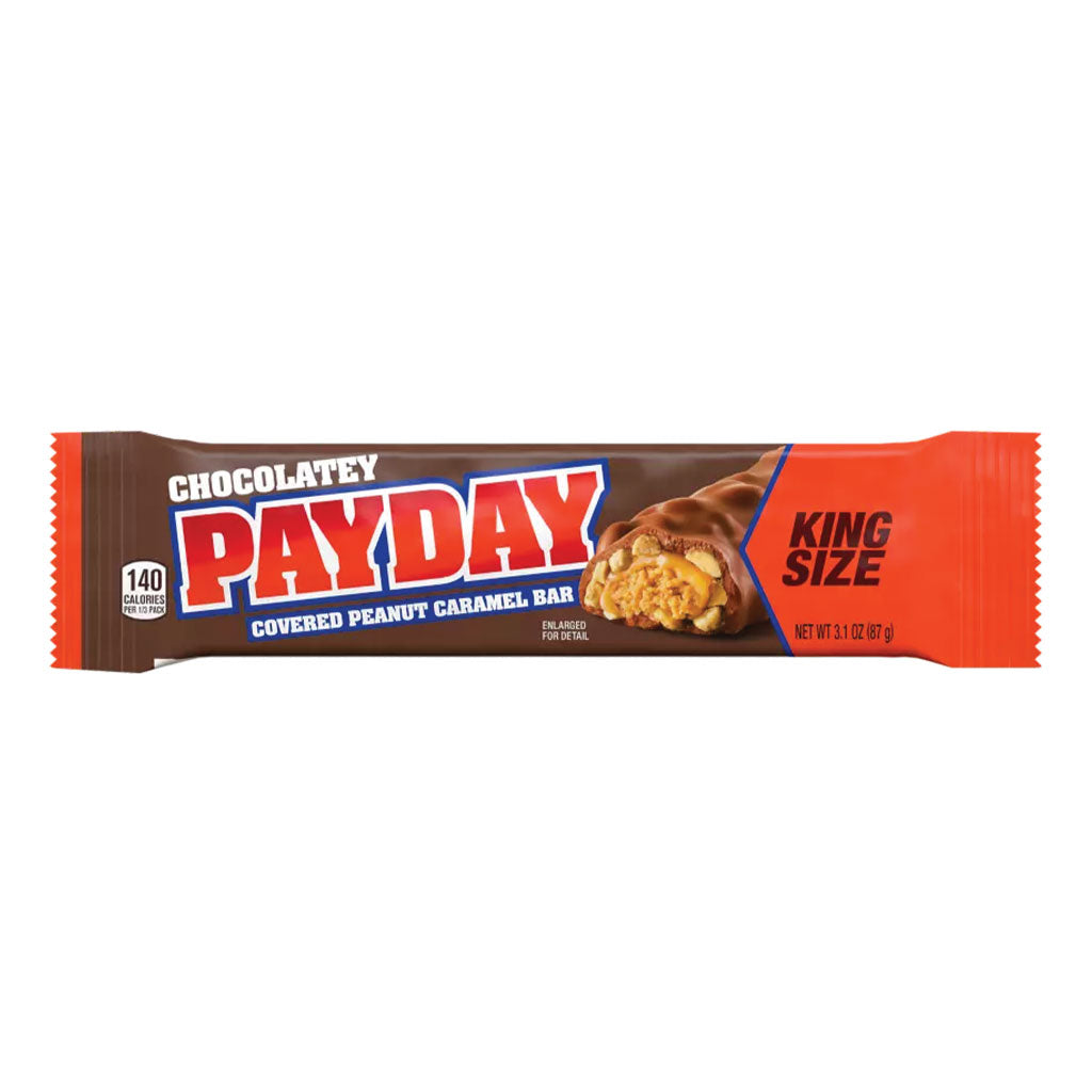 Payday - Chocolatey Candy Bar King Size (3.1oz) – Uncle Joe's Candy