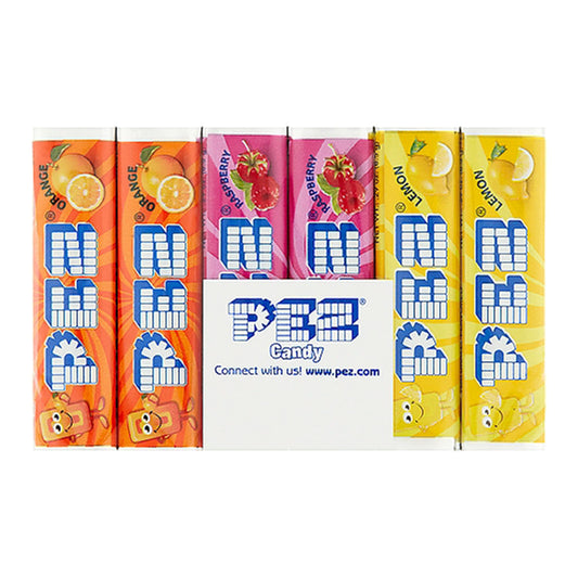 Pez - Assorted Fruit Refill 6 Pack (1.74oz)