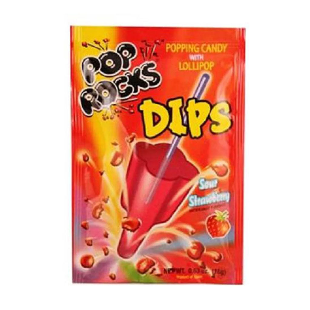 Pop Rocks - Sour Strawberry Dips (.63oz)