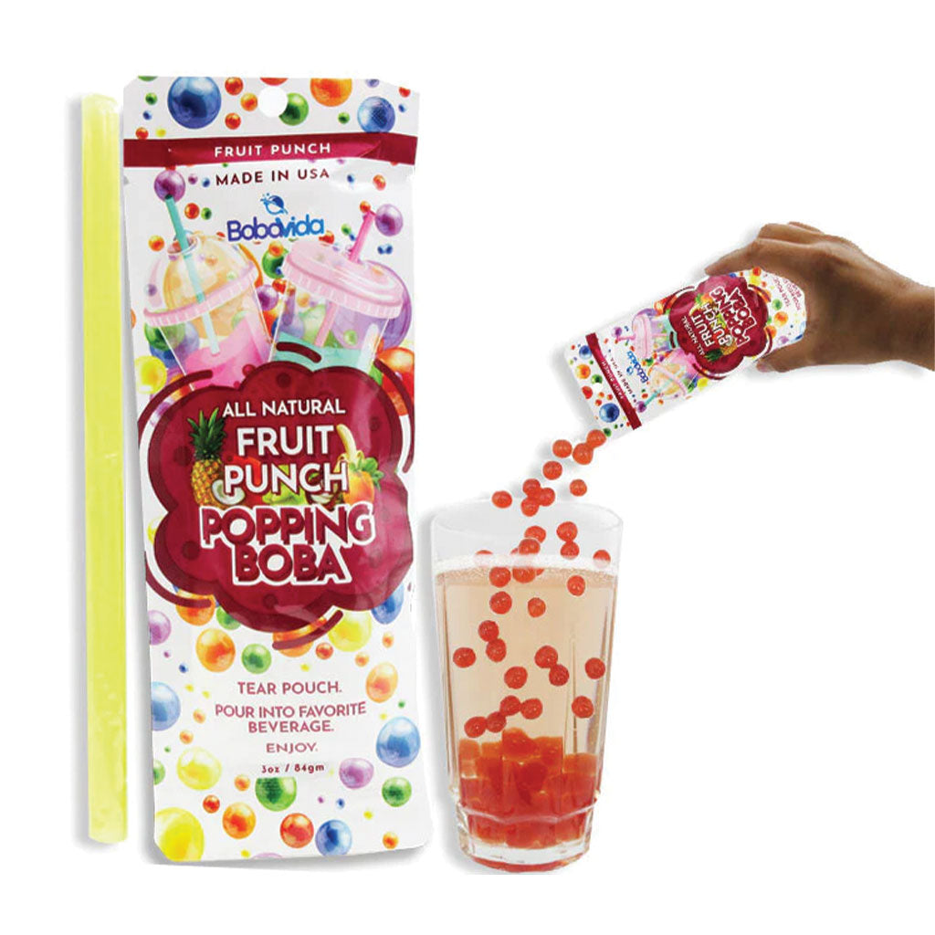 Popping Boba Single Serve - Fruit Punch (3oz)