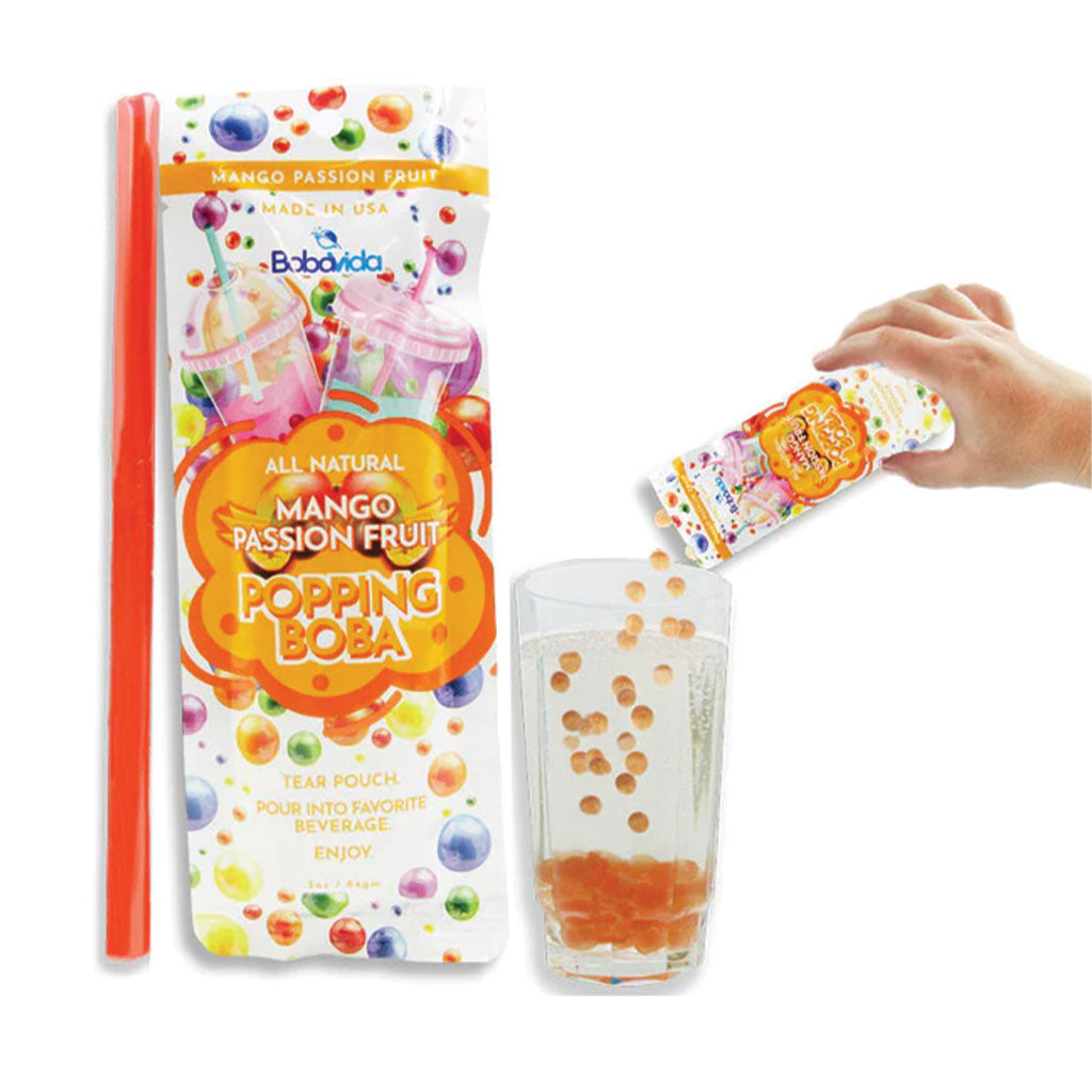 Popping Boba Single Serve - Mango Passion Fruit (3oz)