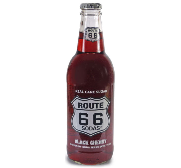 Route 66 - Black Cherry Soda W/ Real Cane Sugar (12oz)