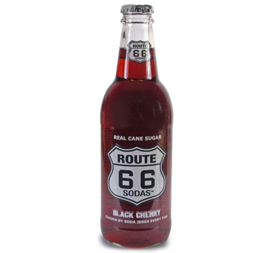 Route 66 - Black Cherry Soda W/ Real Cane Sugar (12oz)