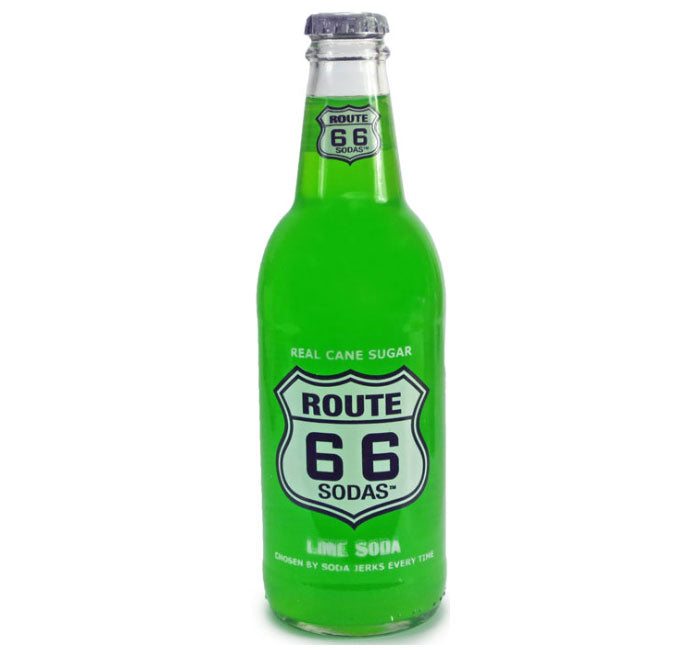 Route 66 - Lime Soda W/ Real Cane Sugar (12oz)