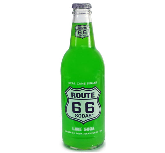 Route 66 - Lime Soda W/ Real Cane Sugar (12oz)