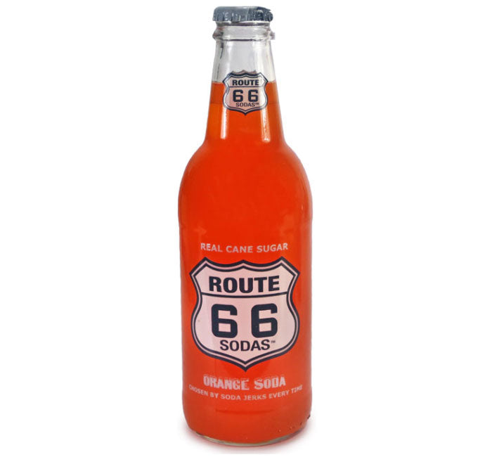 Route 66 - Orange Soda W/ Real Cane Sugar (12oz)