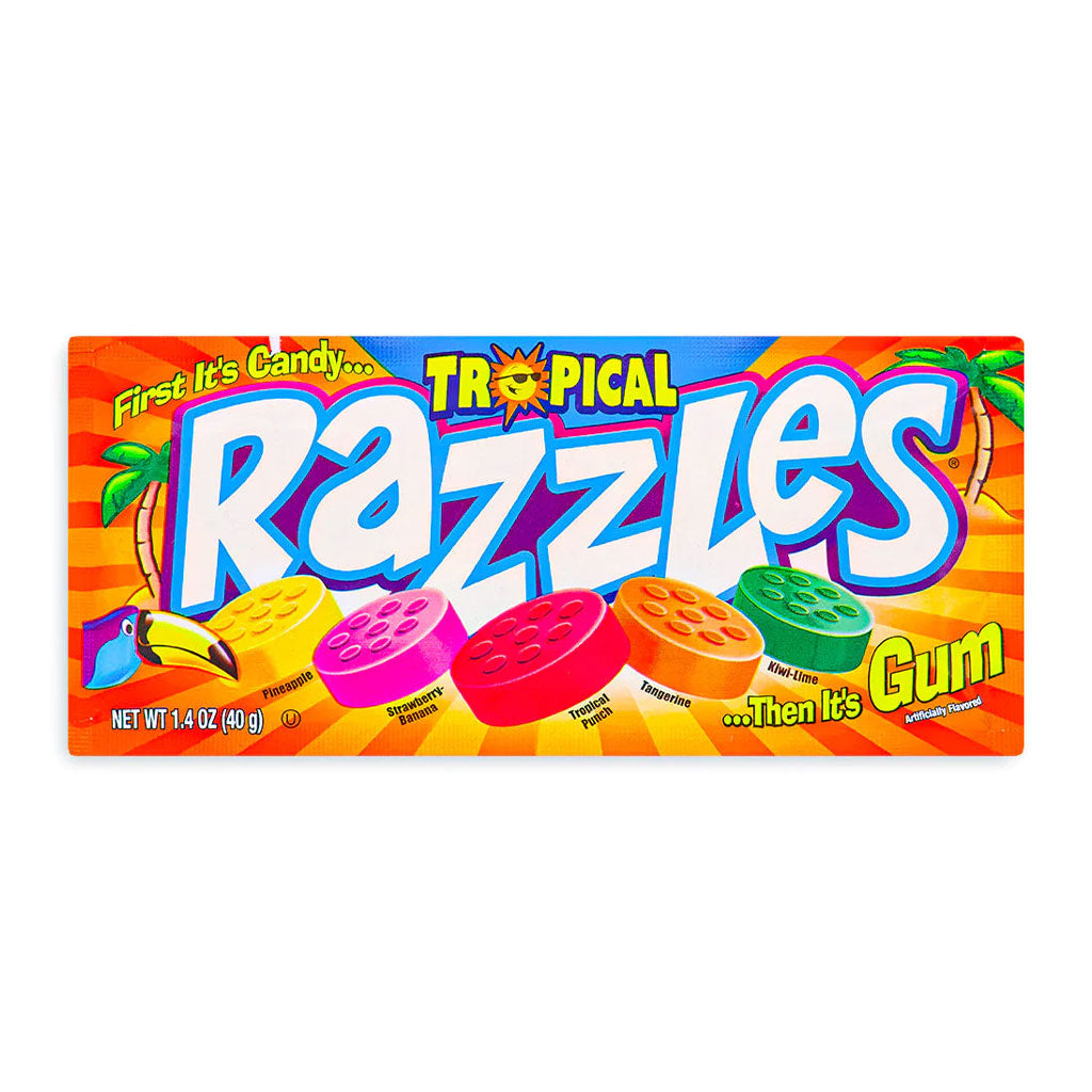 Razzles - Tropical Gum (1.4oz)