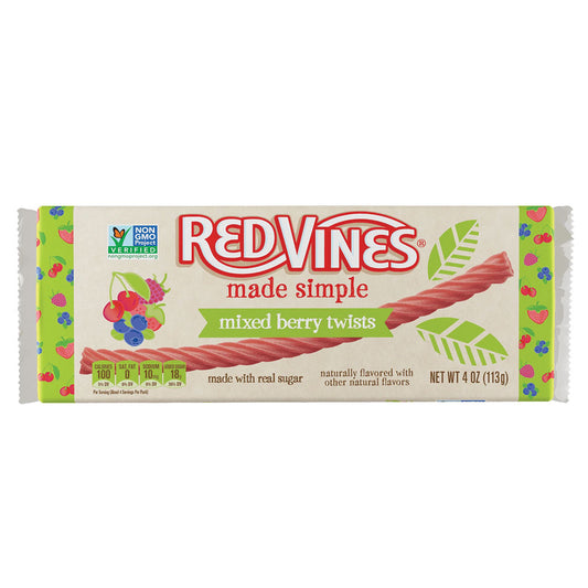 Red Vines - Non-GMO Berry Licorice Twist Tray (4oz)