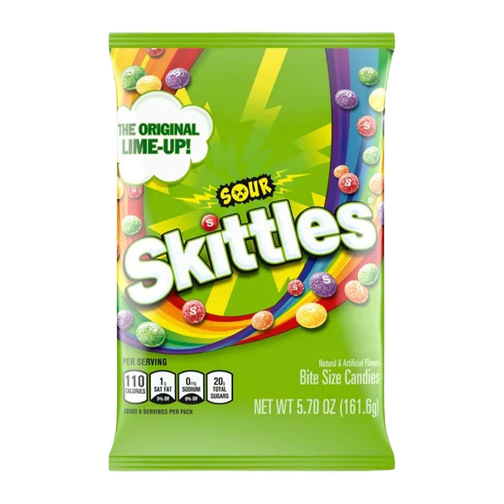 Skittles - Sour Gummies Peg Bag (5.8oz)