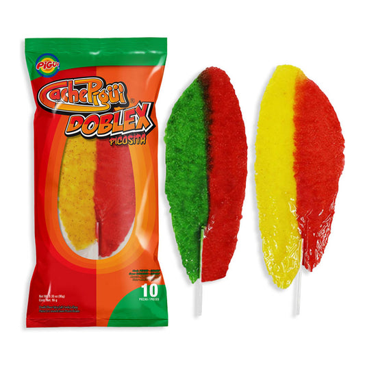 Slaps - Cucumber Chamoy Lollipops Doblex Peg Bag (3.33oz)