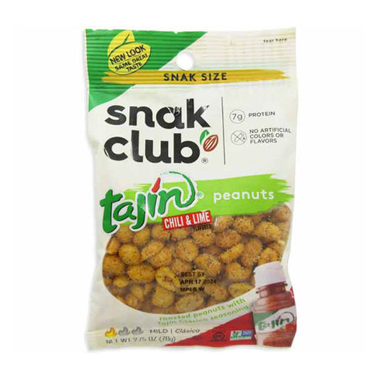 Snak Club - Classico Peanuts Tajin Chili & Lime Peg Bag (2.75oz)