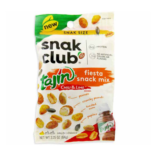 Snak Club - Fiesta Snack Mix Tajin Chili & Lime Peg Bag  (2.25oz)