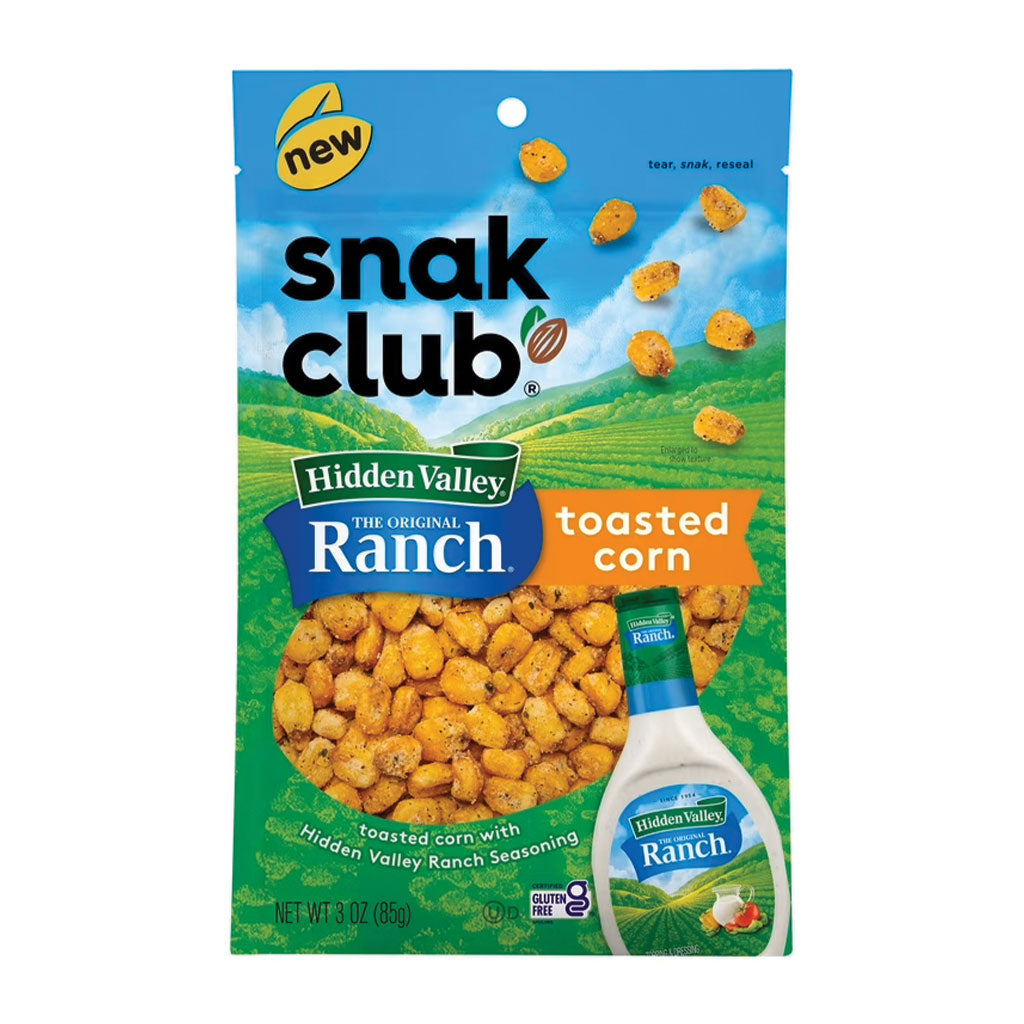 Snak Club - Hidden Valley Ranch Corn Nuts Peg Bag (3oz)