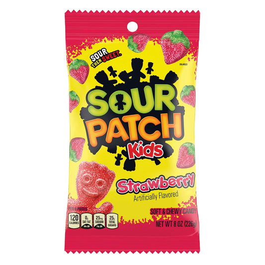 Sour Patch Kids - Strawberry Peg Bag (8oz)