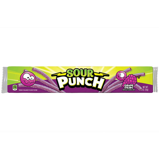 Sour Punch - Grape Straws (2oz)