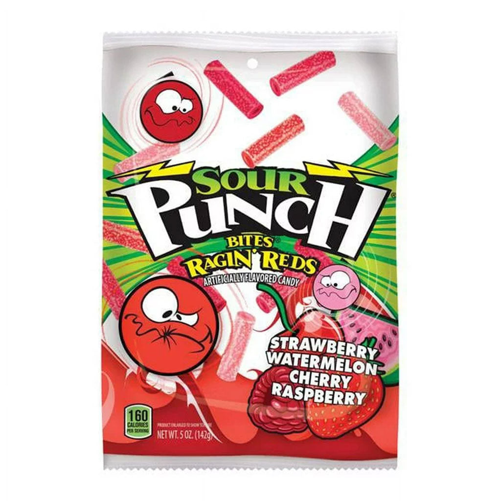 Sour Punch - Ragin' Reds Bites Peg Bag (5oz)