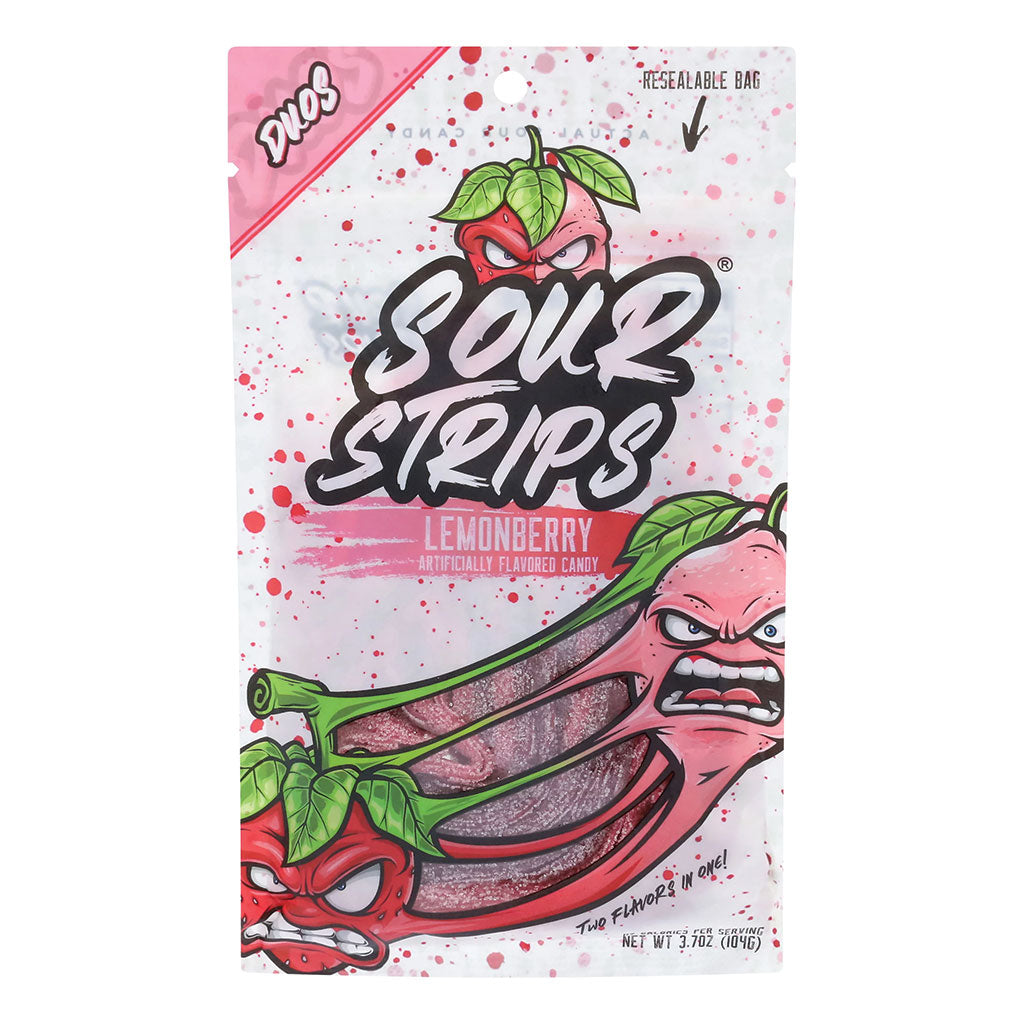 Sour Strips - Lemon Berry Peg Bag (3.4oz)