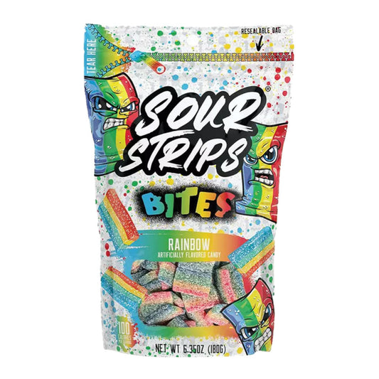 Sour Strips - Rainbow Bites Peg Bag (6.35oz)