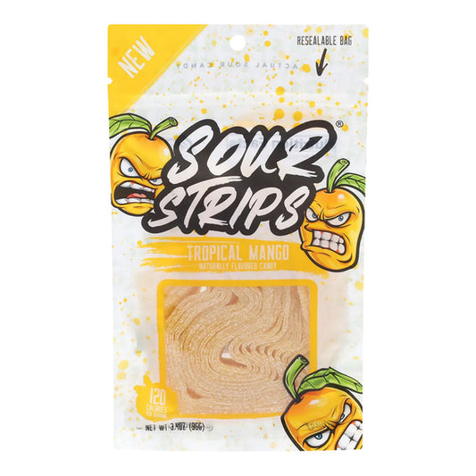 Sour Strips - Tropical Mango Peg Bag (3.4oz)