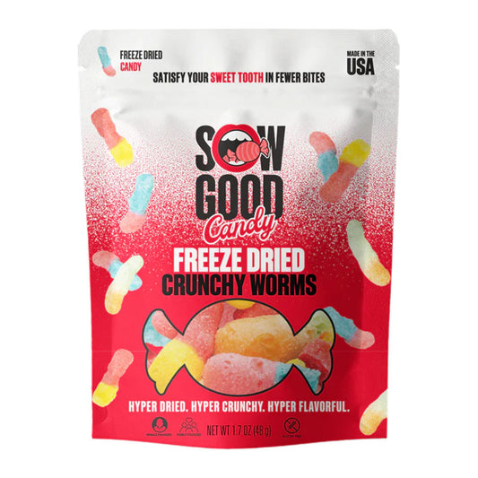 Sow Good - Freeze Dried Crunchy Worms (1.7oz)