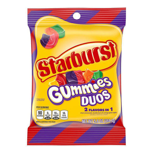 Starburst - Duos Gummies Peg Bag (5.8oz)