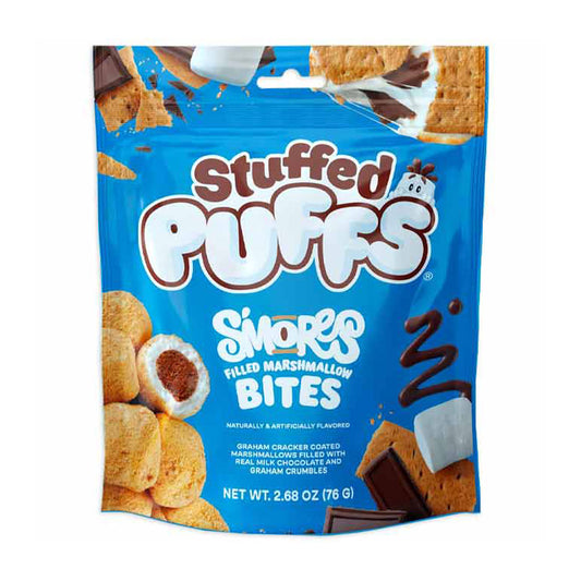 Stuffed Puffs Bites - Smores Filled Marshmallows Peg Bag (2.68oz)