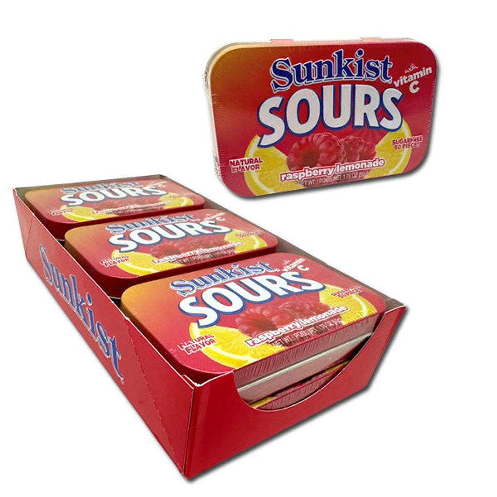 Sunkist Sours - Raspberry Lemonade Tin S/F (1.76oz)