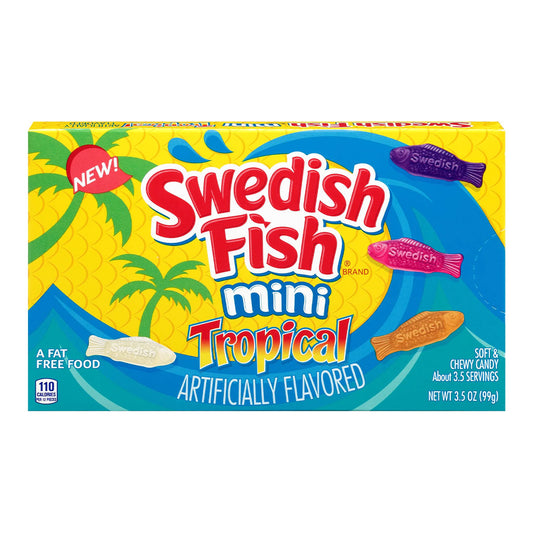 Swedish Fish - Mini Tropical Theater Box (3.5oz)