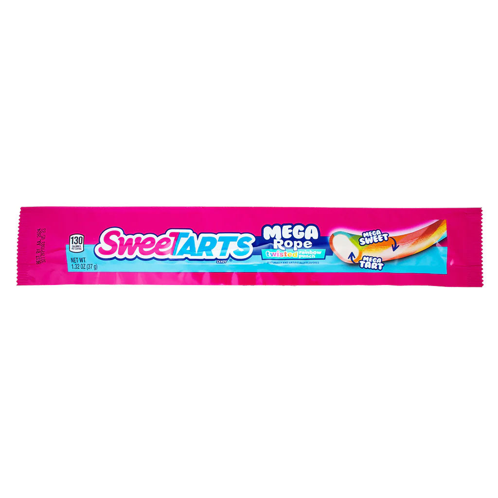 Sweetarts - Twisted Rainbow Mega Filled Ropes (1.32oz)