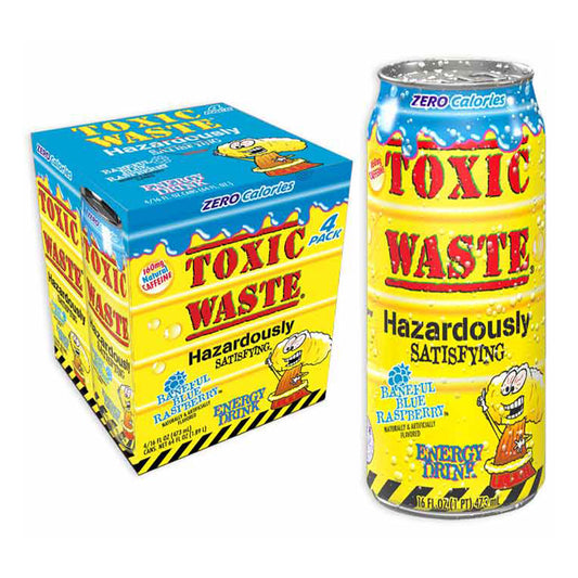 Toxic Waste - Baneful Blue Raspberry SF Energy Drink (16oz)