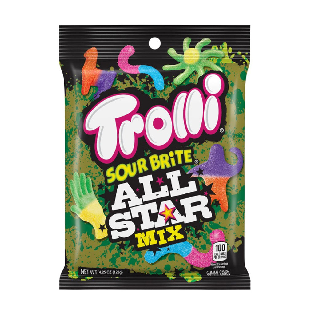 Trolli - Sour Brite All Star Mix Peg Bag (4.25oz)