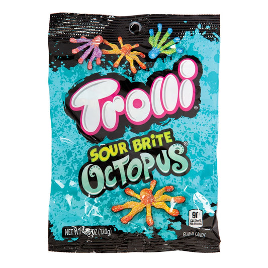 Trolli - Sour Brite Octopus Peg Bag (4.25oz)