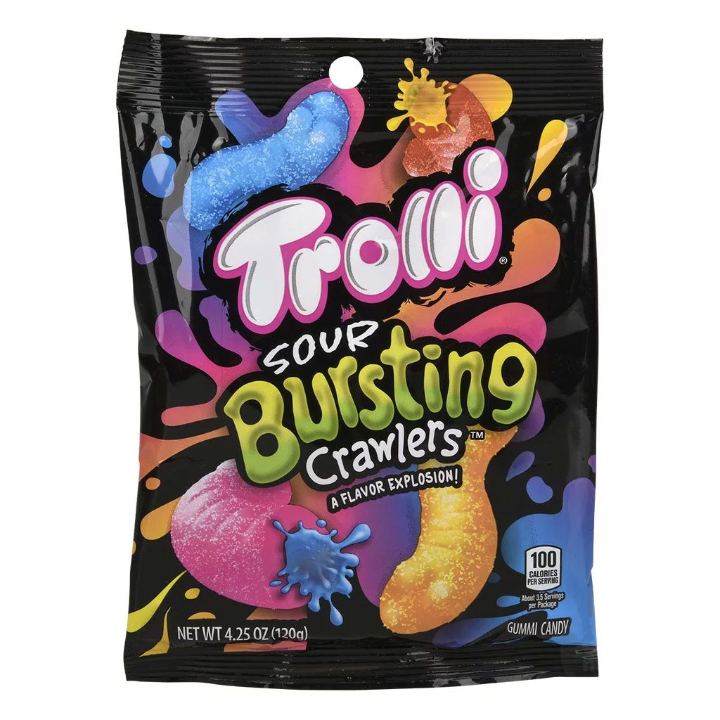 Trolli - Sour Bursting Crawlers Peg Bag (4.25oz)