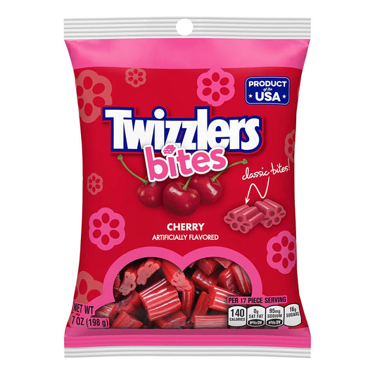 Twizzlers - Cherry Bites Peg Bag (7oz)