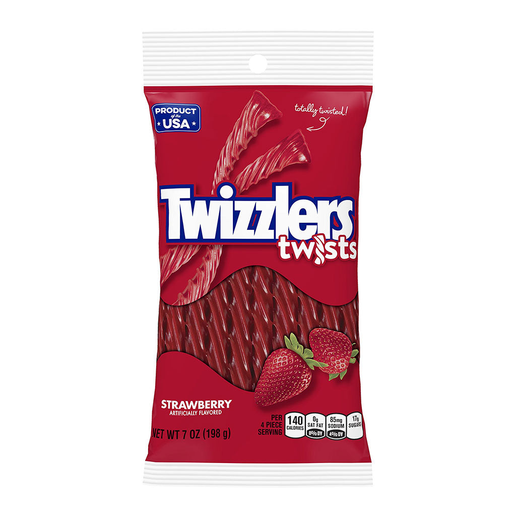 Twizzlers - Strawberry Twists Peg Bag (7oz)