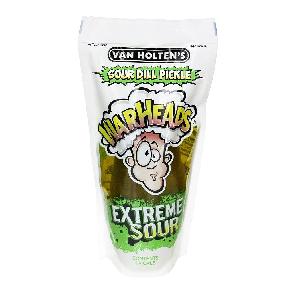 Van Holten - Warheads Sour Dill Jumbo Pickle in a Pouch (5oz)