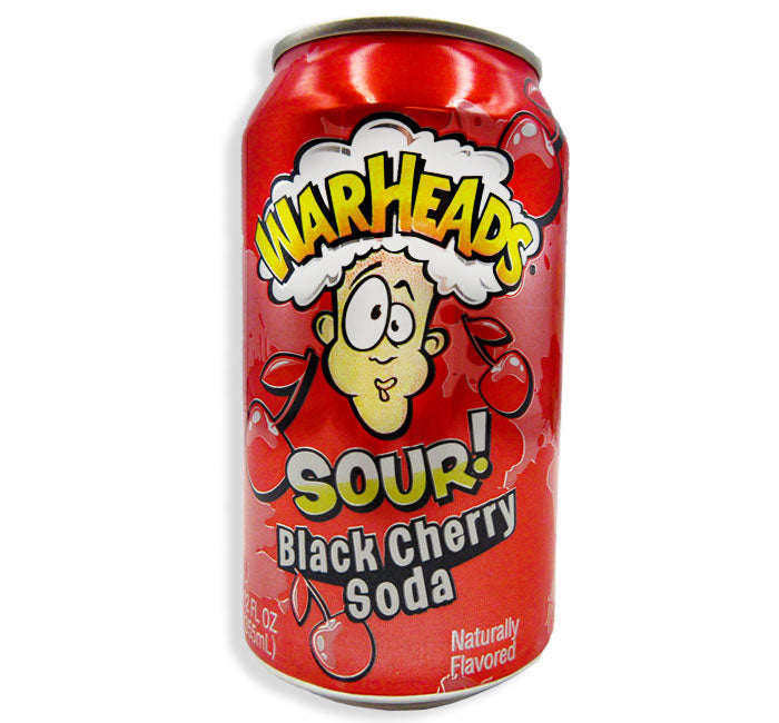 Warheads - Soda Can Black Cherry (12oz)