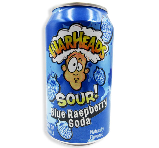 Warheads - Soda Can Blue Raspberry (12oz)