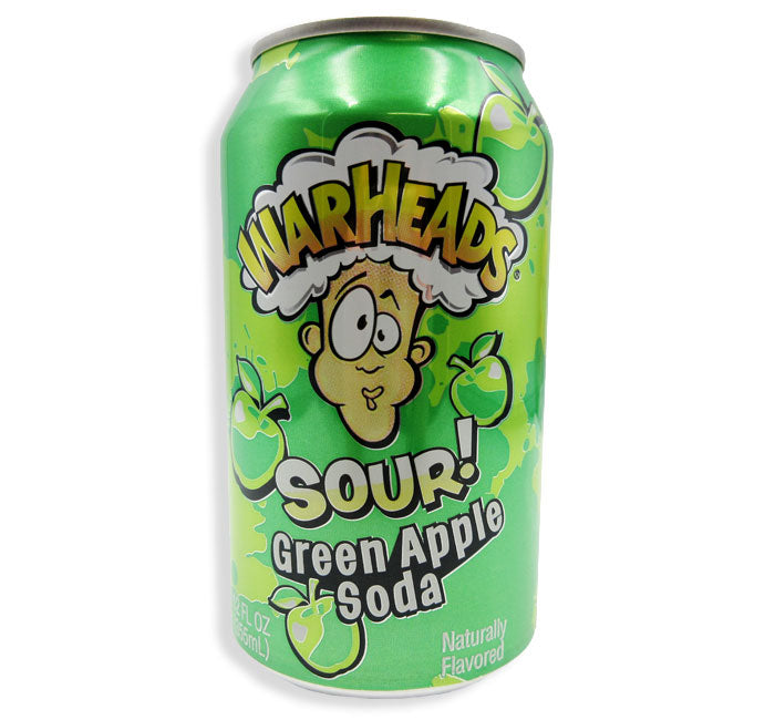 Warheads - Soda Can Green Apple (12oz)