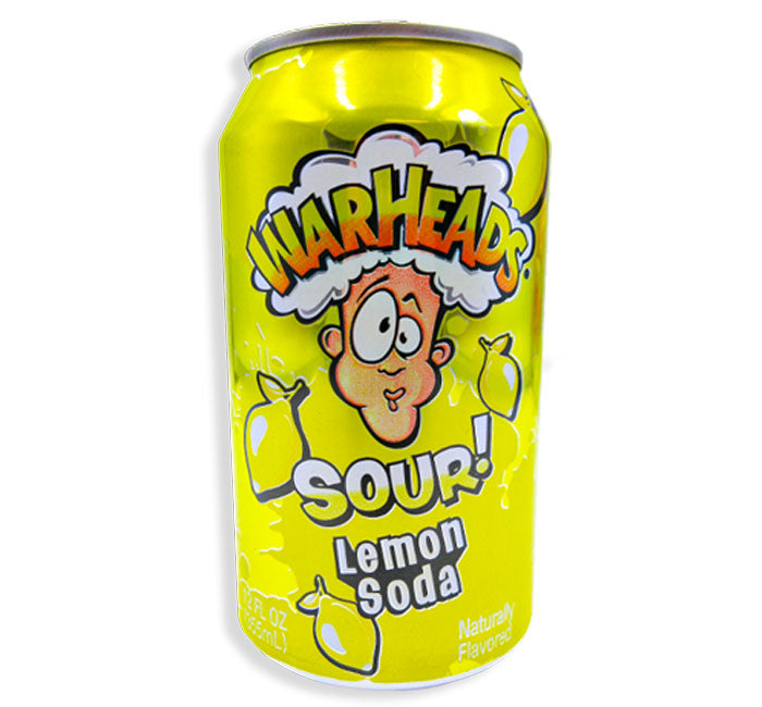 Warheads - Soda Can Lemon (12oz)