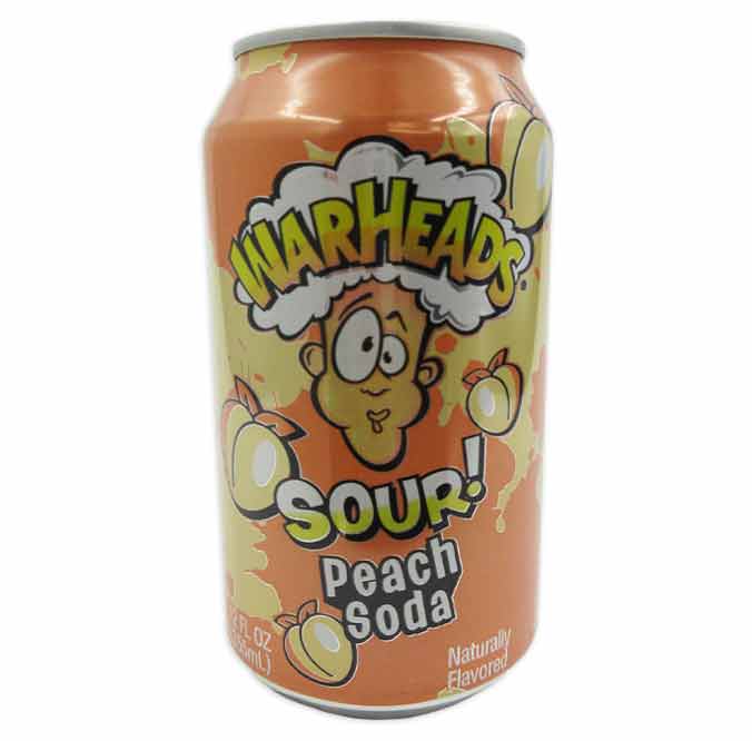 Warheads - Soda Can Peach (12oz)