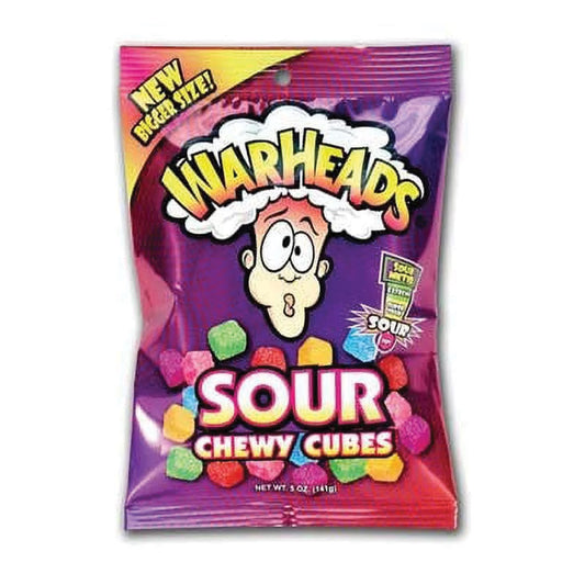 Warheads - Sour Chewy Cubes Peg Bag (5oz)