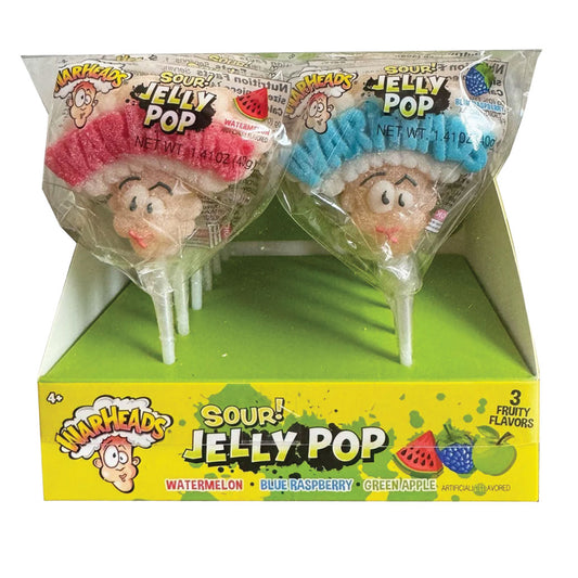 Warheads - Sour Jelly Pops (1.41oz)