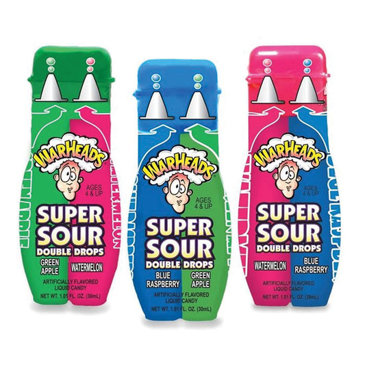 Warheads - Super Sour Double Drops (1oz)