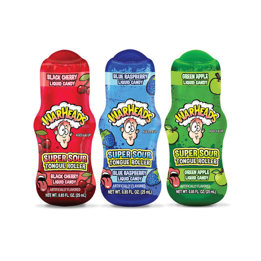 Warheads - Super Sour Tongue Rollers In Display (.85oz)