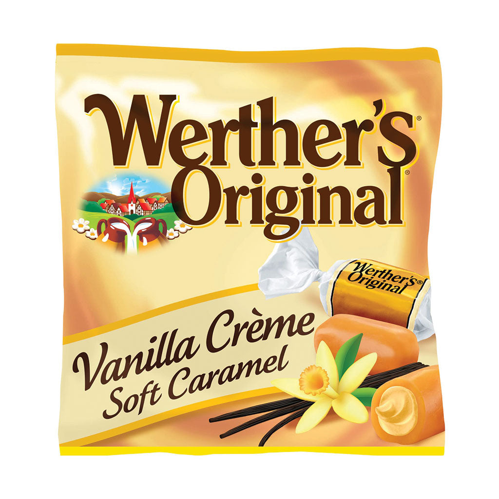 Werthers - Vanilla Creme Soft Candy Peg Bag (2.2oz)