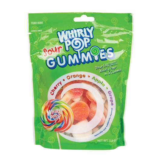 Whirly Pop - Sour Gummies Peg Bag (7.5oz)