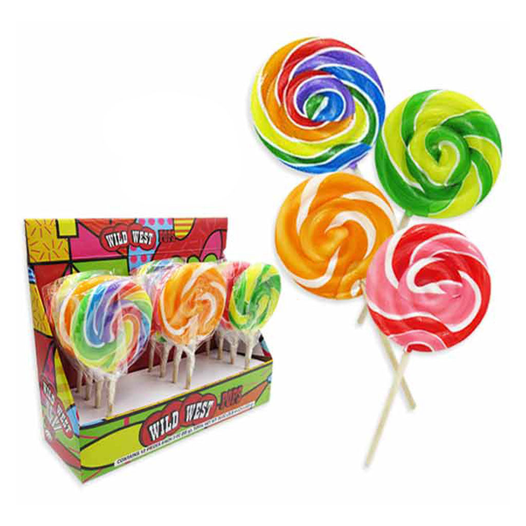 Wild West - Swirl Lollipops Assorted (3oz)